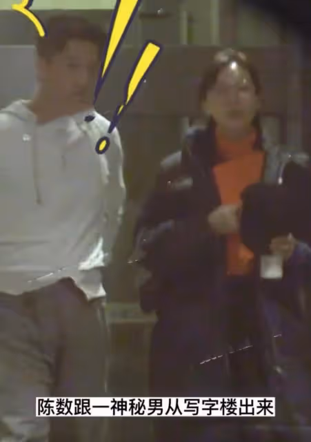 45歲陳數酒店會友被拍,全程被男子牽手舉止親密,一路笑談不避嫌