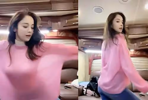 古力娜扎秀「沙漏身材」,半透明衣服搶鏡,網友:這身材我羨慕了