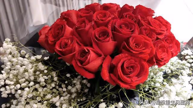 蔡少芬情人節夜晚收到驚喜，隔空對張晉說:愛你，愛你