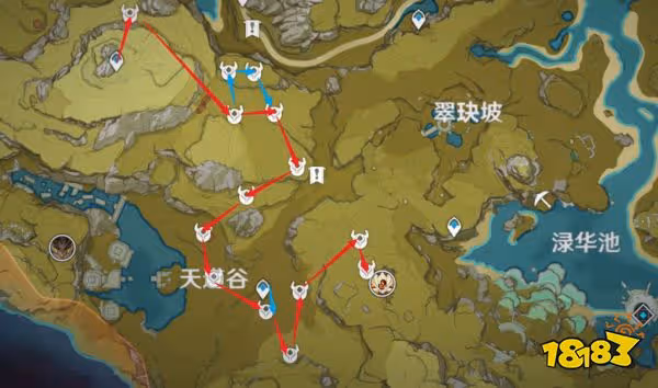 原神高效刷圖線路規劃 突破材料相關攻略匯總