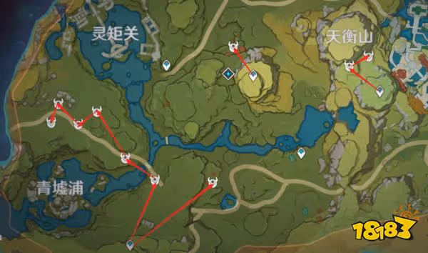 原神優菈突破材料怎麼採集 優菈突破材料採集路線分布大全