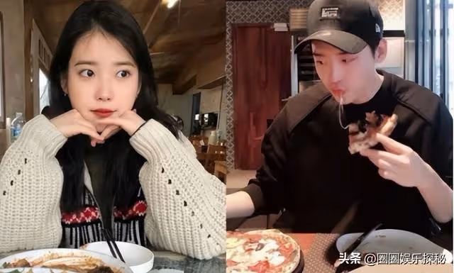網傳頂流情侶李鍾碩和IU公布情人節晚餐照片