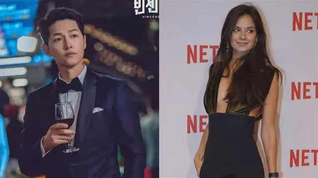 宋仲基夫婦現身!凱蒂挺孕肚抱小狗 戴鑽戒超吸睛