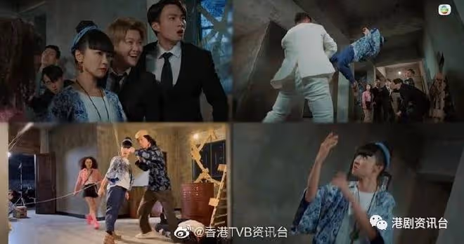 新四十二章|糖妹親身上陣拍打戲揮灑自如 江嘉敏遭周嘉洛嫌棄
