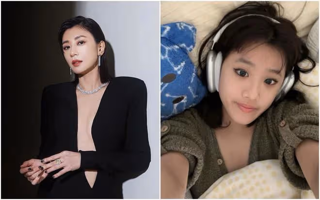 濃妝，網襪，賈靜雯17歲的女兒將東南亞風格進行到底