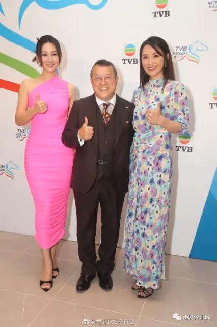 TVB賽馬日‧圖輯|阿姐汪明荃薄紗橙紅裙勁高貴!陳嘉慧DV中空最性感
