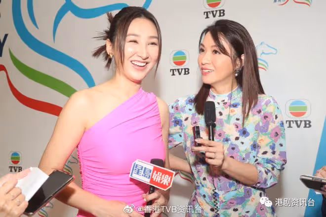 TVB賽馬日‧圖輯|阿姐汪明荃薄紗橙紅裙勁高貴!陳嘉慧DV中空最性感