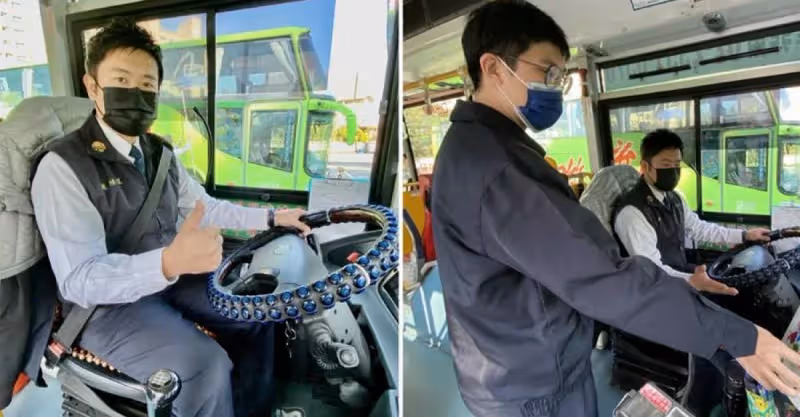 台中最暖公車司機是他！「平凡1句話」救了學生暖收600字感謝信