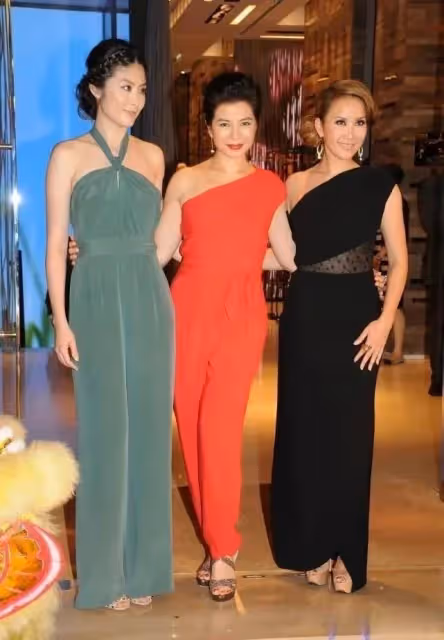 鍾楚紅陳慧琳李玟同框，明艷端莊相輔相成，三個女人造就視覺盛宴
