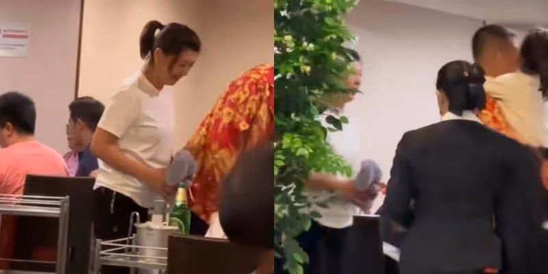 閆學晶孫子喜迎滿月宴，奶奶對其愛不釋手，林越為見一面坐一夜車