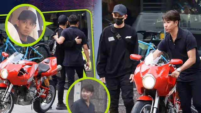 林志穎車禍復工後首露面，騎車與歐弟聚餐，稱歐弟離婚後全面復出