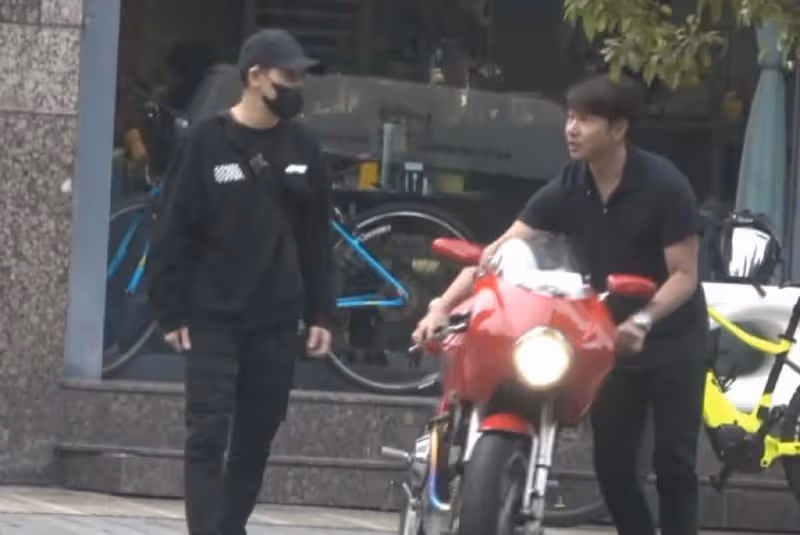 林志穎車禍復工後首露面,騎車與歐弟聚餐,曝歐弟離婚後全面復出