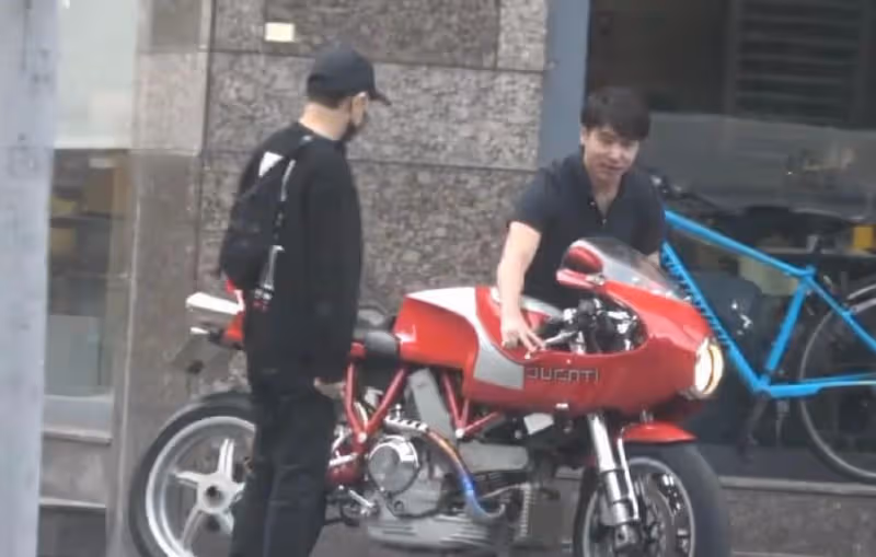 林志穎車禍復工後首露面,騎車與歐弟聚餐,曝歐弟離婚後全面復出