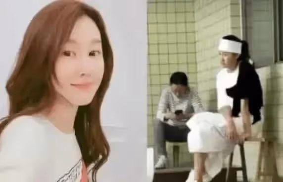 王寶強：和女友罕見同框，身高差距有點萌，就像帶小孩子散步一樣