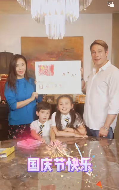 吳奇隆前妻為娃慶生!高顏值混血兒女似外籍爸爸,中國籍定居上海