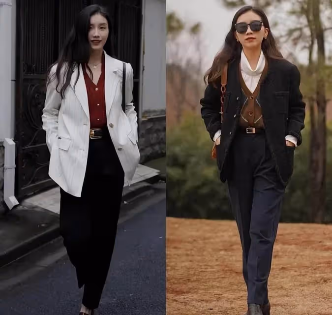 真正有品位的女人:春天不穿闊腿褲、打底褲,其實這樣穿更顯高級