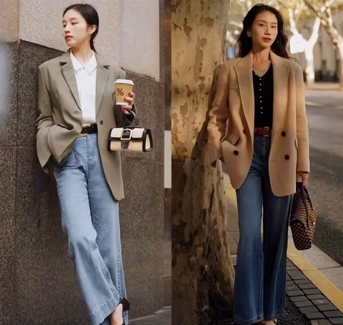 真正有品位的女人:春天不穿闊腿褲、打底褲,其實這樣穿更顯高級