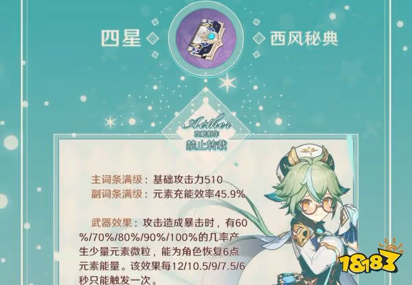 原神砂糖武器聖遺物用什麼好 砂糖武器及聖遺物選擇推薦