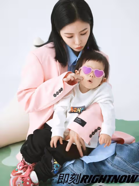 杜淳1歲女兒首拍雜誌,卻戴墨鏡不露全臉引爭議,被指顏值不如媽