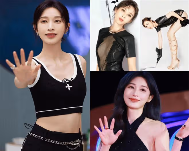 當紅女星玩擦邊?37歲張儷曬半裸背影照,穿蕾絲套裝彎腰險走光