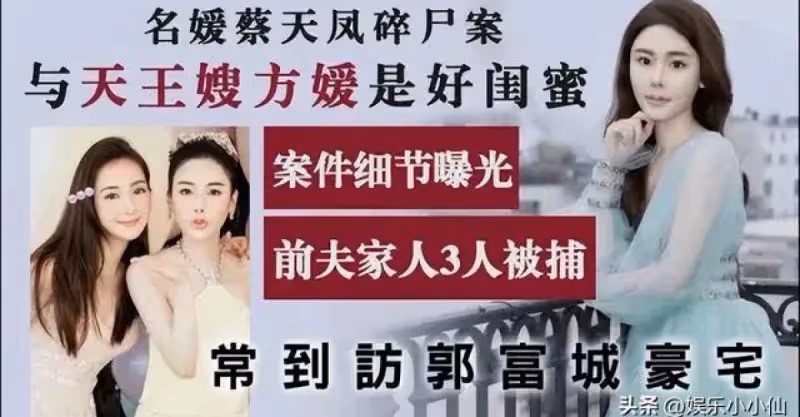 28歲名媛蔡天鳳被碎屍烹煮，前夫照片曝光，網友：顏值高的惡魔
