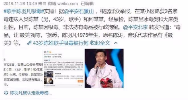突發!又一影帝吸毒被抓,現場曝光!