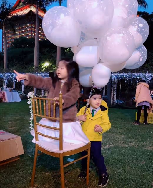 林志穎同父異母弟弟罕現身，為1歲女兒辦周歲派對，顏值不如小志