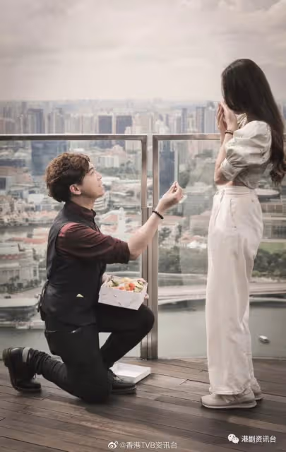 TVB38歲主播婚紗相曝光！未婚妻長發造型超級美