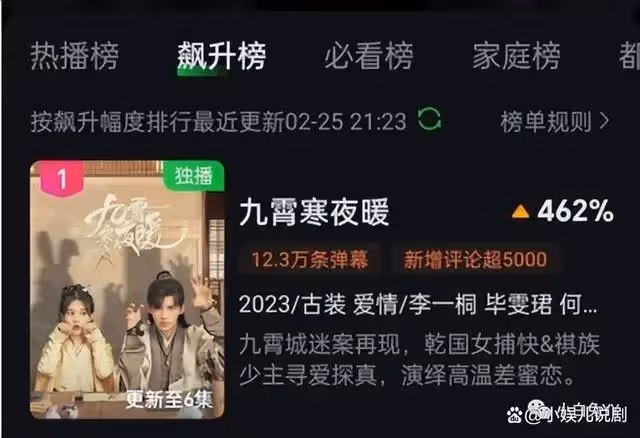 李一桐《九霄寒夜暖》開播,萌兔遇黑狼,攜手破奇案