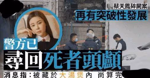 蔡天鳳烹屍案新嫌疑人落網,系前公公的情婦,目前被抓的人都裝傻