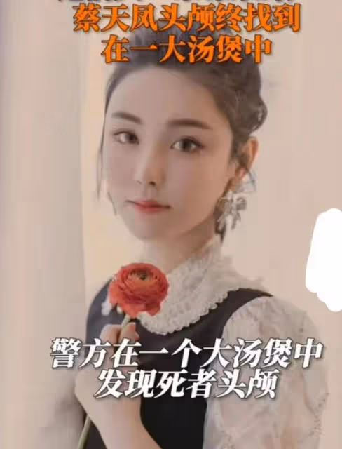 蔡天鳳烹屍案新嫌疑人落網,系前公公的情婦,目前被抓的人都裝傻