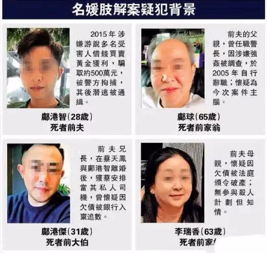 蔡天鳳烹屍案新嫌疑人落網,系前公公的情婦,目前被抓的人都裝傻
