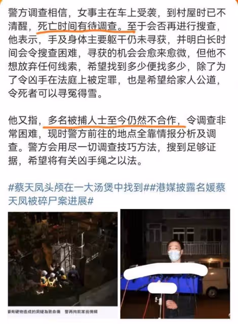 香港律師解讀蔡天鳳遺產分配:前公公可能繼續占有豪宅,網友憤怒