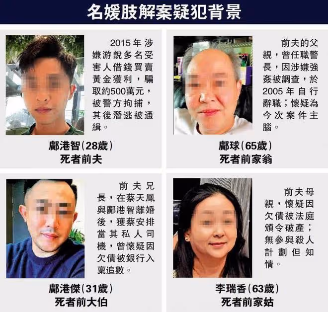 蔡天鳳碎屍案開庭:鄺家人面色平靜,曾拒不提供屍體組織位置