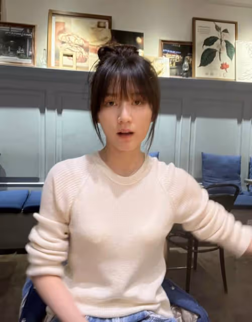陳思誠小21歲女友阮巨疑秀恩愛,曬男友視角美照,素顏不輸佟麗婭