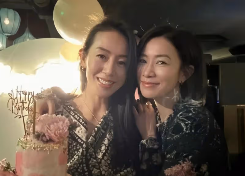 「七魔女」齊慶Toby梁靖琪生日,47歲佘詩曼獲贊年輕