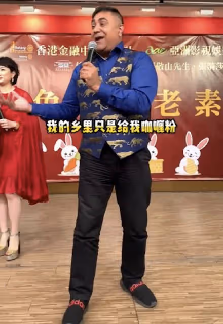 TVB印裔綠葉唱《勇敢的中國人》，懶理被觀眾笑，稱做人不能忘本