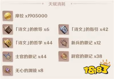 原神米卡天賦材料是什麼 米卡天賦材料清單一覽