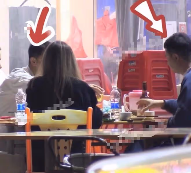 韓庚盧靖姍吃路邊大排檔,頻頻舉杯勸酒,疑坐朋友酒駕車引爭議
