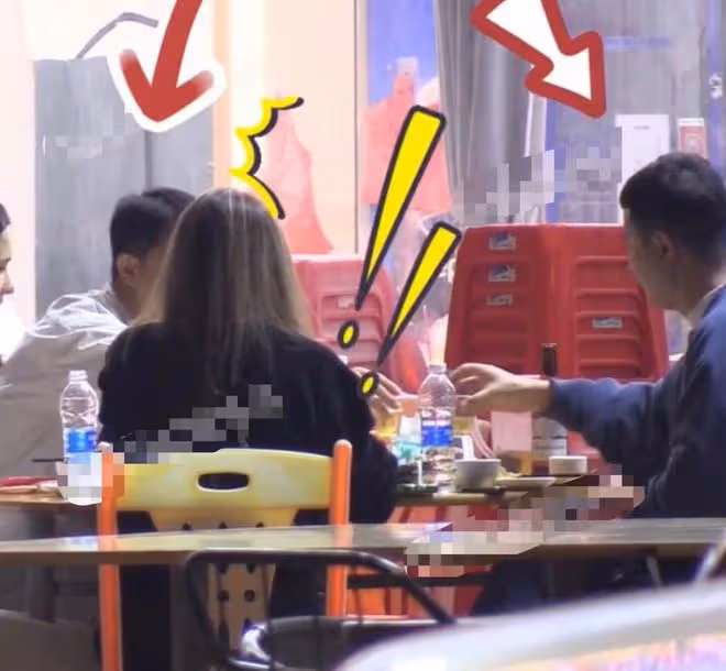 韓庚盧靖姍吃路邊大排檔,頻頻舉杯勸酒,疑坐朋友酒駕車引爭議