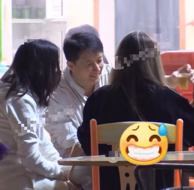 韓庚盧靖姍吃路邊大排檔,頻頻舉杯勸酒,疑坐朋友酒駕車引爭議