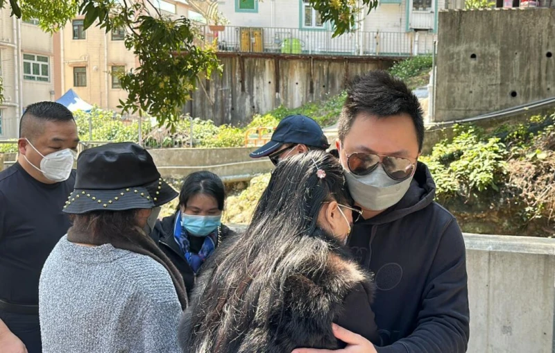 名媛蔡天鳳頭七,家人首度現身,認屍現場嚎哭不止,遺骸仍未尋獲