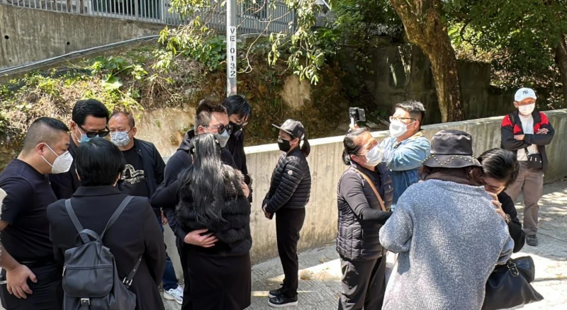 名媛蔡天鳳頭七,家人首度現身,認屍現場嚎哭不止,遺骸仍未尋獲