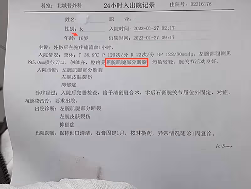 16歲女網紅街頭毆打三輪車司機,抓扯頭髮拳打腳踢,已被警方帶走
