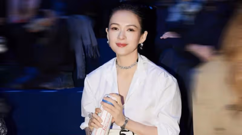 章子怡看秀帶保溫杯，杯子火了