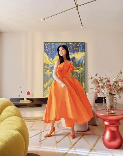 陳妍希在自家豪宅拍雜誌,裝修風格小清新,網友大讚:房如其人