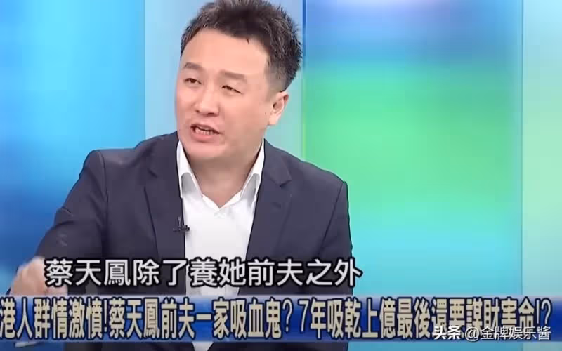 蔡天鳳七年時間，給了前夫上億元，男方一家的生活極其奢侈