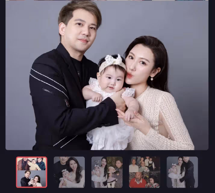 陳佩斯外甥女曬舊照,陳佩斯與父親罕見同框,祖孫三代如複製粘貼