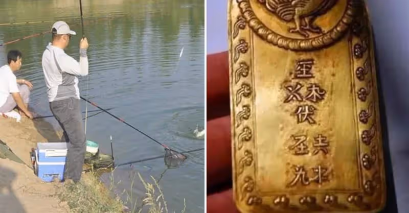 農民釣魚撿到金牌，鑒定時卻被要求「無償上交」，他一怒之下融成金手鐲，結局卻慘了