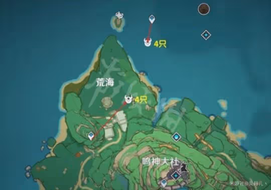 《原神》3.3版混沌真眼高效收集路線 混沌真眼最新收集路線